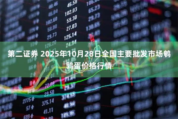 第二证券 2025年10月28日全国主要批发市场鹌鹑蛋价格行情