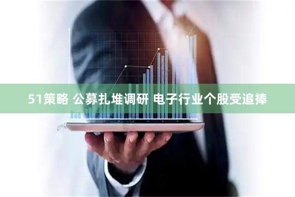 51策略 公募扎堆调研 电子行业个股受追捧